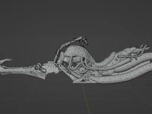 Gray Hornet Sparrow - Destiny 2 3D Model