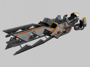 Vespulaser Sparrow - Destiny 2 3D Model
