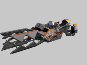 Vespulaser Sparrow - Destiny 2 3D Model