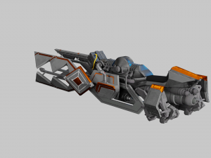 Vespulaser Sparrow - Destiny 2 Modelo 3D