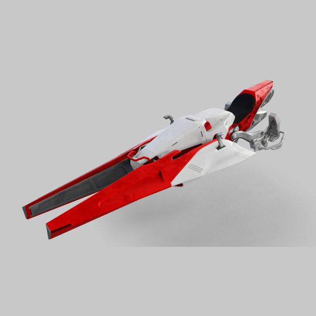 Wayfarer Tri Sparrow - Destiny 2 3D Model .c4d .max .obj .3ds .fbx .stl .blend 