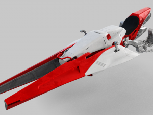 Wayfarer Tri Sparrow - Destiny 2 3D Model
