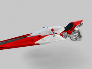 Wayfarer Tri Sparrow - Destiny 2 3D Model