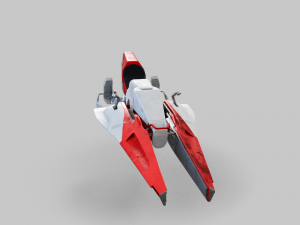 Wayfarer Tri Sparrow - Destiny 2 3D Model