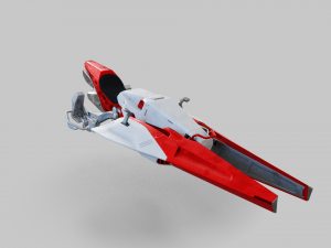 Wayfarer Tri Sparrow - Destiny 2 3D Model
