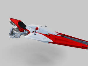 Wayfarer Tri Sparrow - Destiny 2 3D Model
