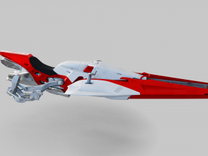 Wayfarer Tri Sparrow - Destiny 2 3D Model