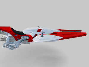 Wayfarer Tri Sparrow - Destiny 2 3D Model