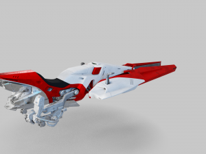 Wayfarer Tri Sparrow - Destiny 2 3D Model