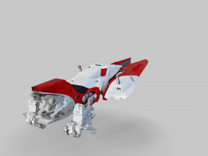 Wayfarer Tri Sparrow - Destiny 2 3D Model