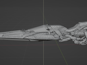 Wayfarer Tri Sparrow - Destiny 2 3D Model