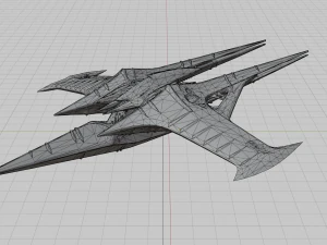A Thousand Wings Ship - Destiny 2 3D Model