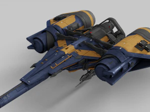 Arcadia Class JumpShip - Destiny 2 3D Model