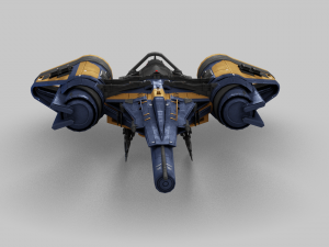 Arcadia Class JumpShip - Destiny 2 3D Model