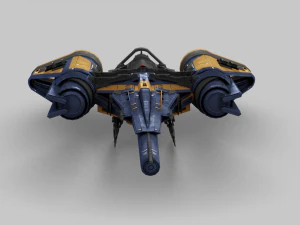 Arcadia Class JumpShip - Destiny 2 3D Model