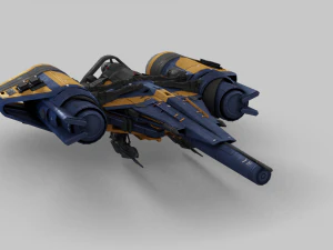 Arcadia Class JumpShip - Destiny 2 3D Model