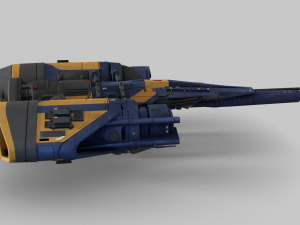 Arcadia Class JumpShip - Destiny 2 3D Model