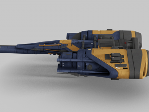 Arcadia Class JumpShip - Destiny 2 3D Model