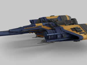 Arcadia Class JumpShip - Destiny 2 3D Model