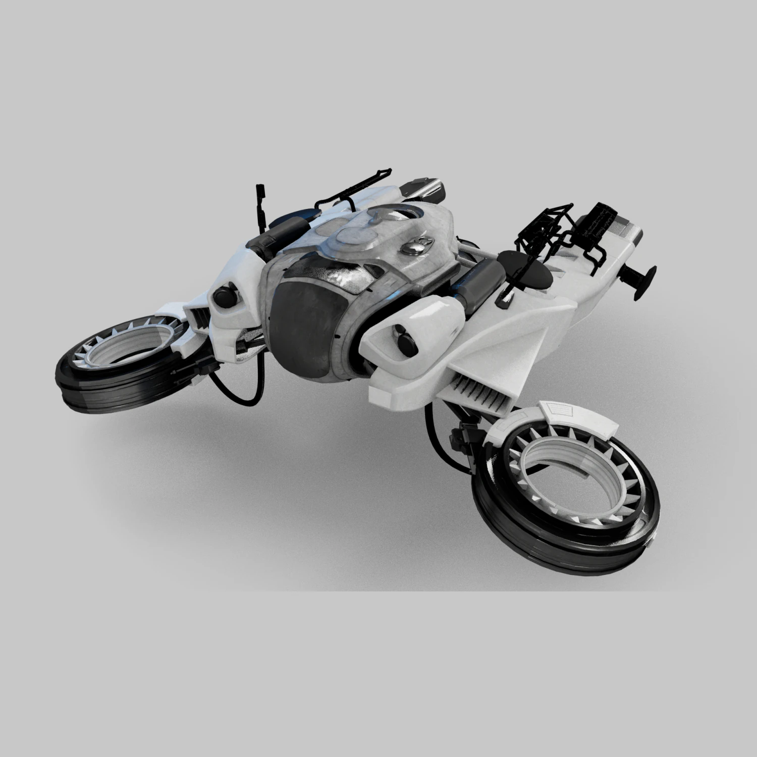 Bane of Tyrants Ship - Destiny 2 3D Model .c4d .max .obj .3ds .fbx .stl .blend 
