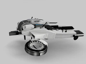 Bane of Tyrants Ship - Destiny 2 3D Model