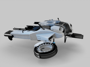 Bane of Tyrants Ship - Destiny 2 Modelo 3D