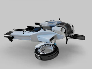 Bane of Tyrants Ship - Destiny 2 3D Model