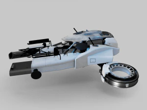 Bane of Tyrants Ship - Destiny 2 3D Model