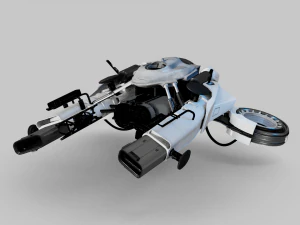 Bane of Tyrants Ship - Destiny 2 3D Model