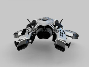 Bane of Tyrants Ship - Destiny 2 3D Model