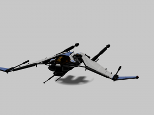 Bayles Aerodyne Ship - Destiny 2 3D Модель