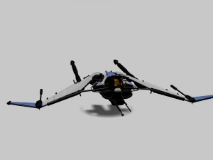 Bayles Aerodyne Ship - Destiny 2 3D Model