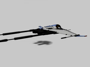 Bayles Aerodyne Ship - Destiny 2 3D Model