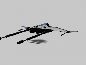 Bayles Aerodyne Ship - Destiny 2 3D Модель