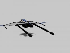 Bayles Aerodyne Ship - Destiny 2 3D Модель