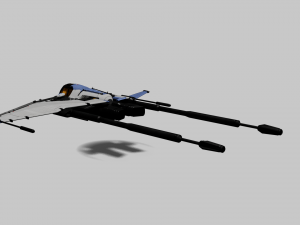 Bayles Aerodyne Ship - Destiny 2 3D Модель