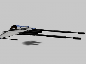 Bayles Aerodyne Ship - Destiny 2 3D Модель