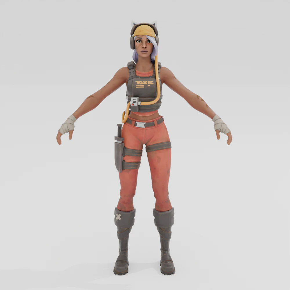 Catastrophe - Fortnite 3D Model .c4d .max .obj .3ds .fbx .stl .blend