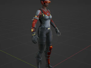 Cipher - Fortnite 3D Model
