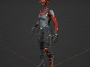 Cipher - Fortnite 3D Model