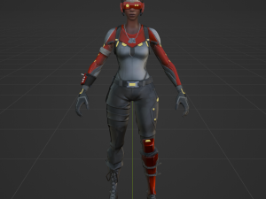 Cipher - Fortnite 3D Model