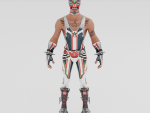 Masked Fury - Fortnite 3D Model