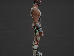 Masked Fury - Fortnite 3D Model