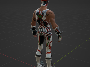 Masked Fury - Fortnite 3D Model
