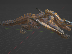 Tigrex - Monster Hunter World 3D Model