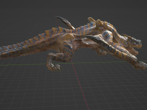 Tigrex - Monster Hunter World 3D Model