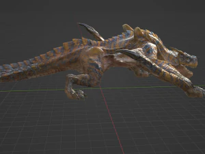 Tigrex - Monster Hunter World 3D Model