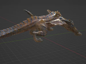 Tigrex - Monster Hunter World 3D Model