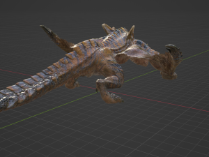Tigrex - Monster Hunter World 3D Model