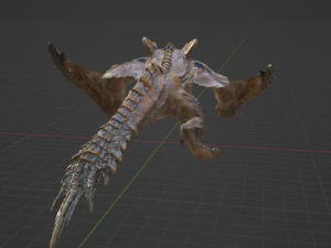 Tigrex - Monster Hunter World 3D Model